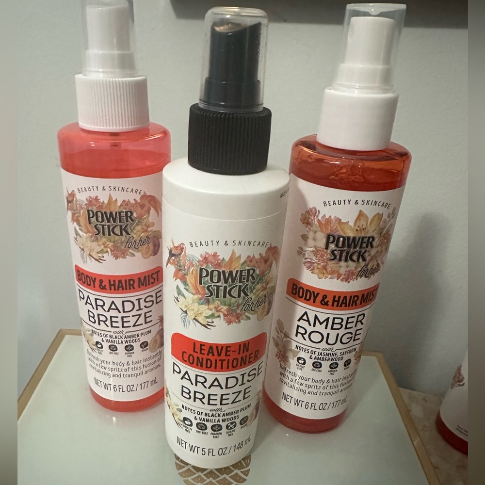 Body & Hair Mist Set - Paradise Breeze & Amber Rouge